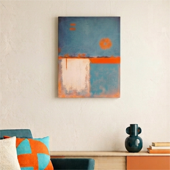 'SunCog', 50 x 70 cm, Acrylic on stretched canvas, 500 EUR